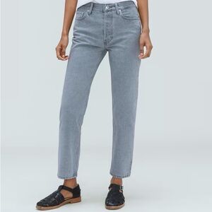 Everlane Rigid Slouch Jean in Vintage Grey (27.5” Inseam) Size 25